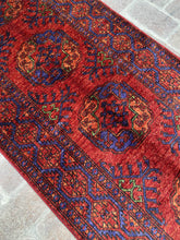 Hallway rug runner from afghanistan