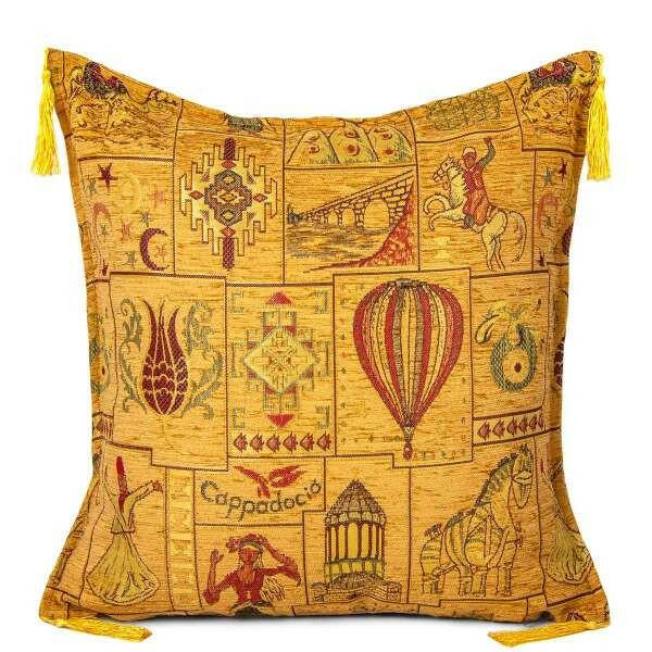 45x45 Cappadocia Tapestry Pillow Cover Set of 2.
