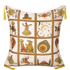 45x45 Turkish Culture Pillow Cover Set of 2.