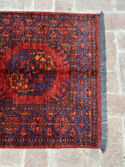 Afghan Turkmen handmade runner rug - Nomad Hues