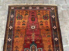 Baluch Handmade Rug - 3.8 x 8.6 ft - Bohemian style