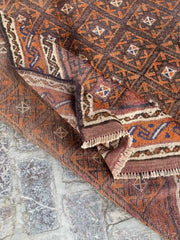 Hand-Knotted Belouch Rug - 9' x 13.1' - Nomad Hues