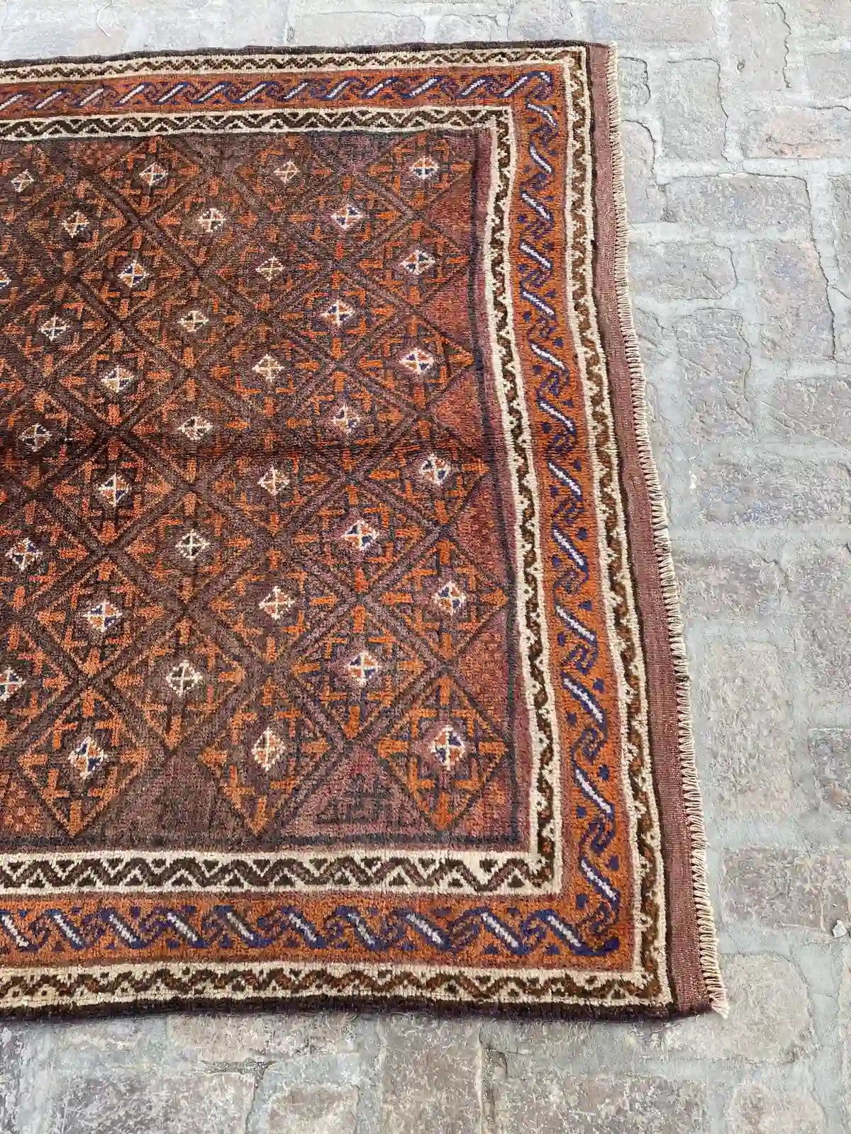 Hand-Knotted Belouch Rug - 9' x 13.1' - Nomad Hues