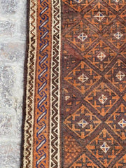 Hand-Knotted Belouch Rug - 9' x 13.1' - Nomad Hues