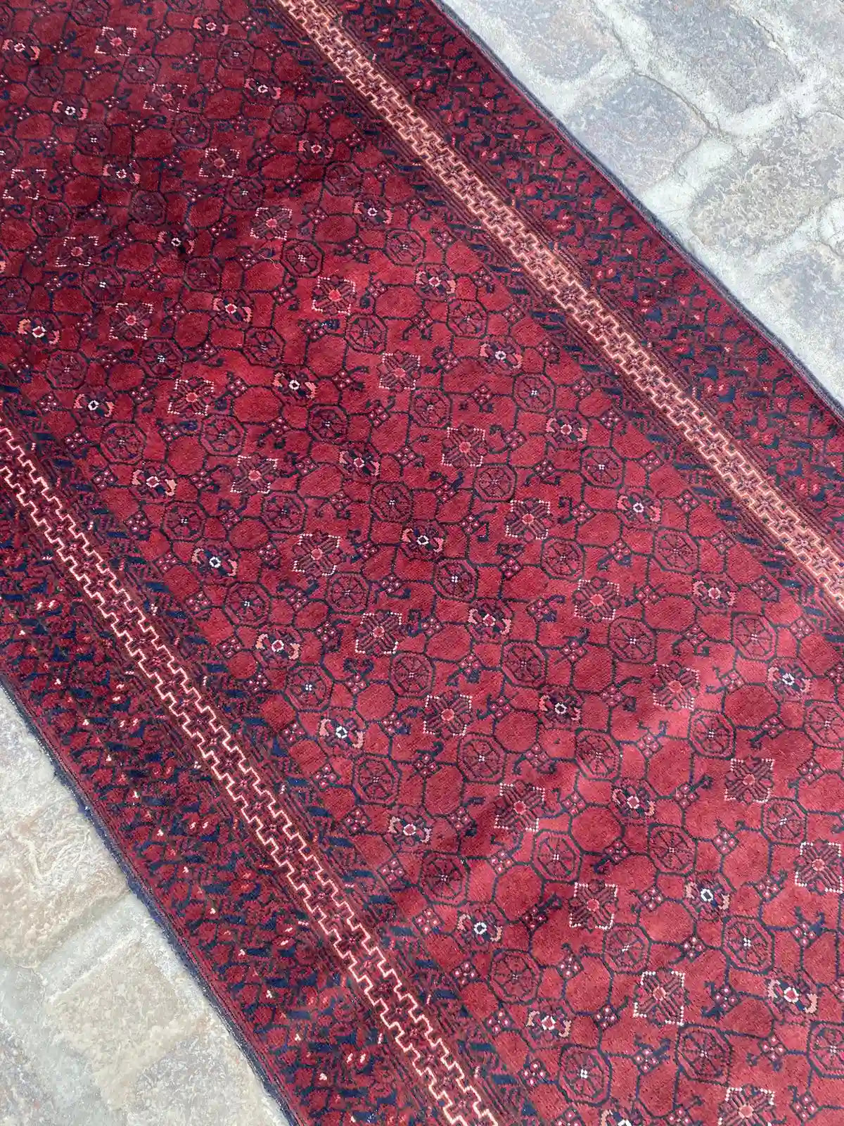 Elegant Afghan Kunduzi Hand-Knotted Runner Rug – 2.7 x 9.4 Feet - Nomad Hues