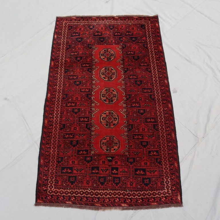 Afghan Handmade Kunduzi rug