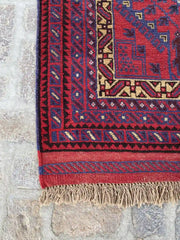 4'0 x 12'3 Afghan Belouchi hallway Rug Runner - Nomad Hues