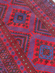 4'0 x 12'3 Afghan Belouchi Runner rug - Nomad Hues