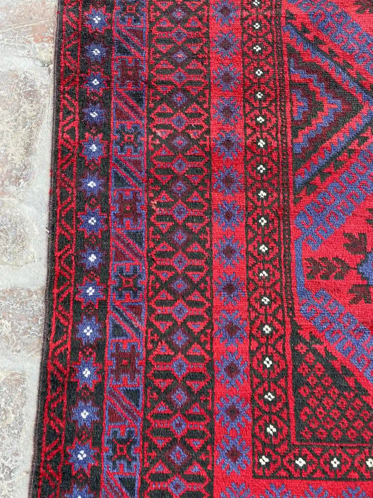 4'0 x 12'3 Afghan Belouchi Runner rug - Nomad Hues