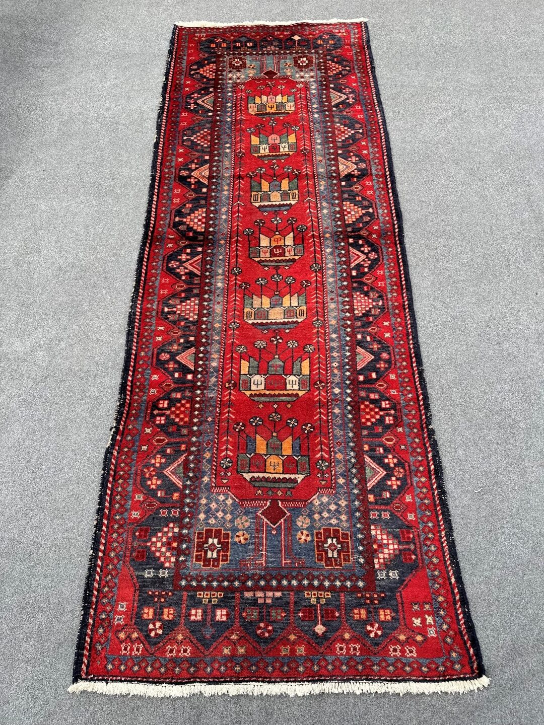 Afghan Red rug runner nomadhues