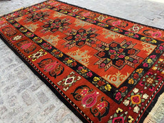 One of a kind Semi Antique Hand-Knotted Caucasian Rug - 7.2' x 14.2' - Nomad Hues