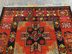 One of a kind Semi Antique Hand-Knotted Caucasian Rug - 7.2' x 14.2' - Nomad Hues