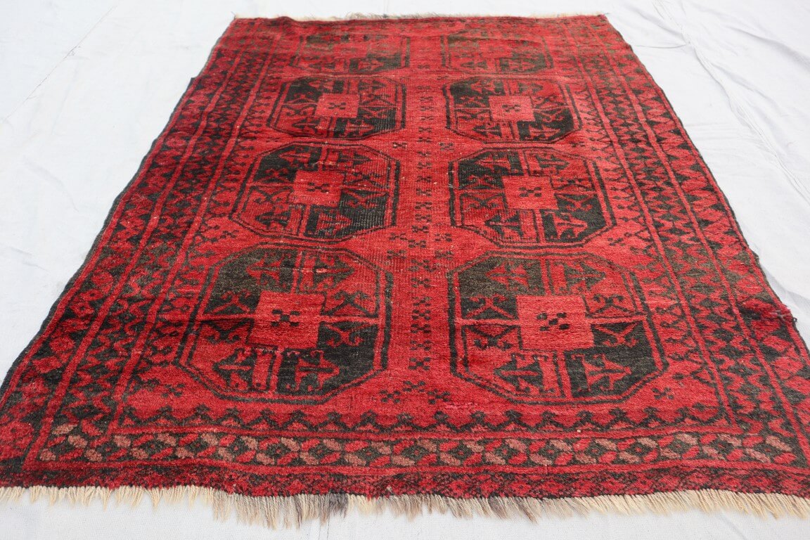 Vintage Classic Afghan Filpai Rug - Nomad Hues