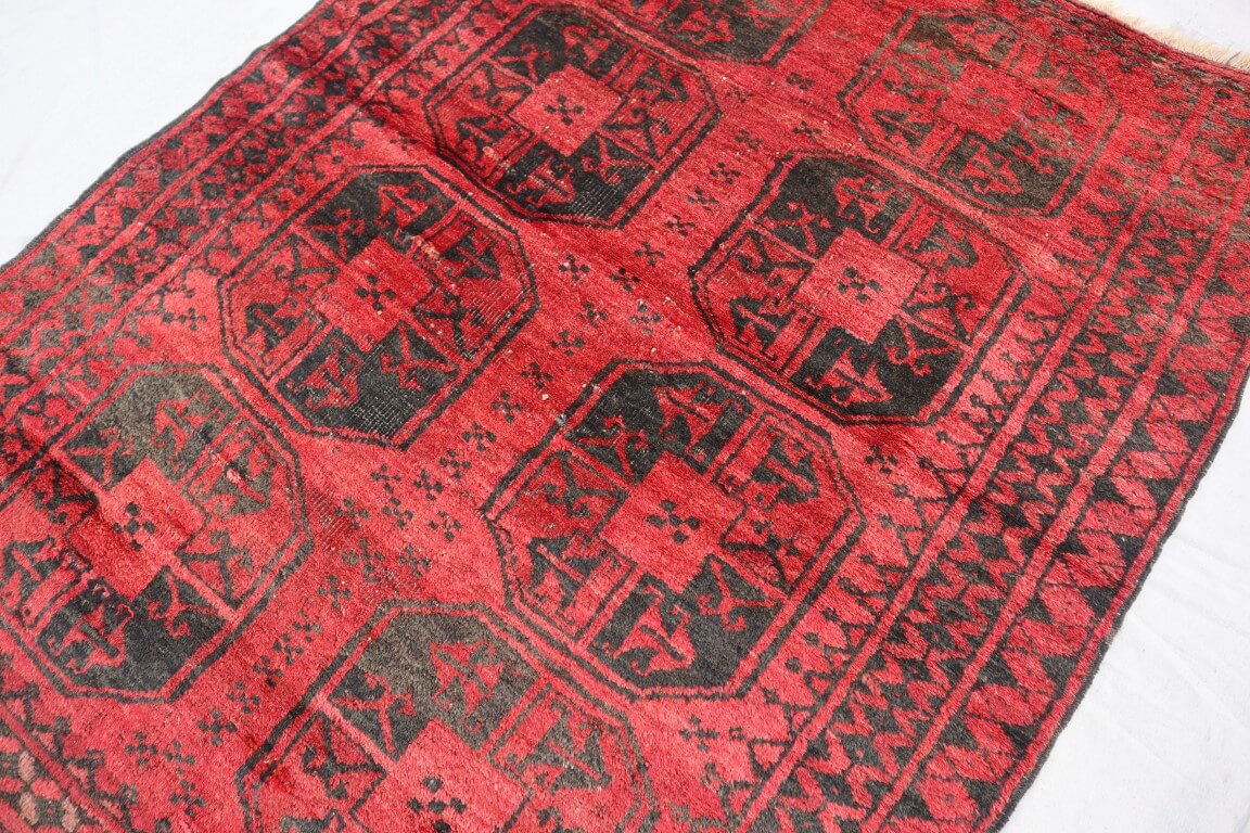 Vintage Classic Afghan Filpai Rug - Nomad Hues