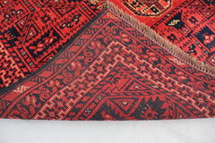 Vintage Hand-knotted Afghan Kunduz rug - Nomad Hues