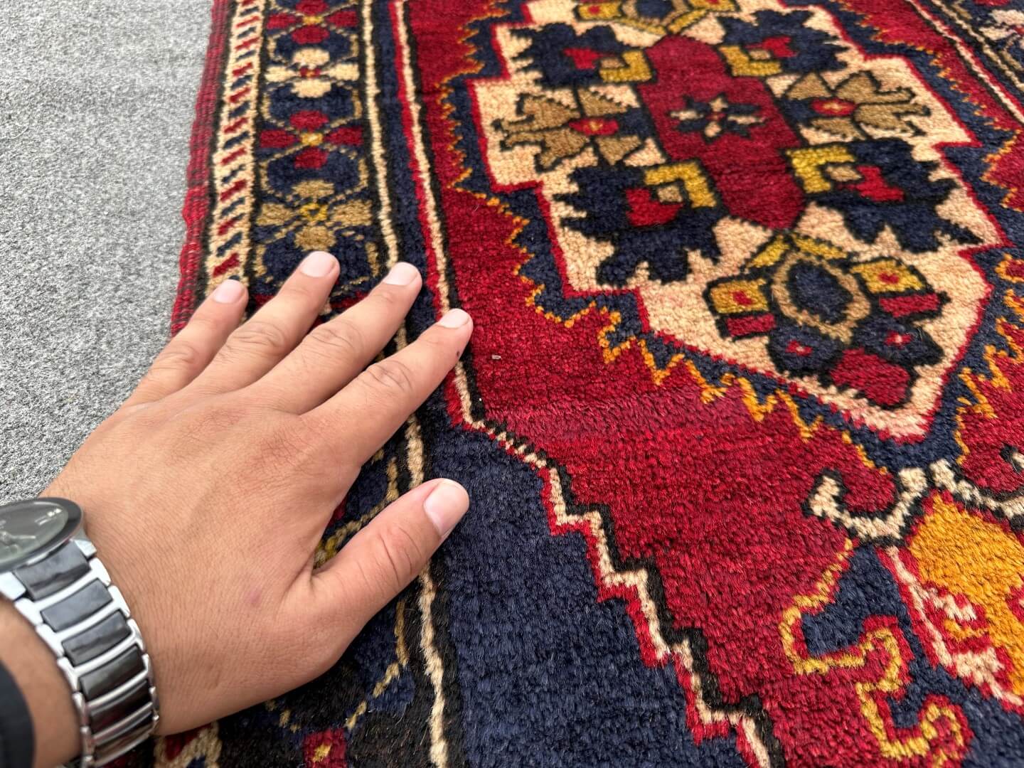 Vintage 2'0 x 3'9 Handmade Rug - Nomad Hues