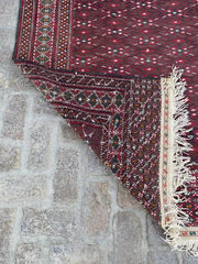 Handwoven Afghan Turkoman Kilim Rug - 7'1" x 12'10" - Nomad Hues