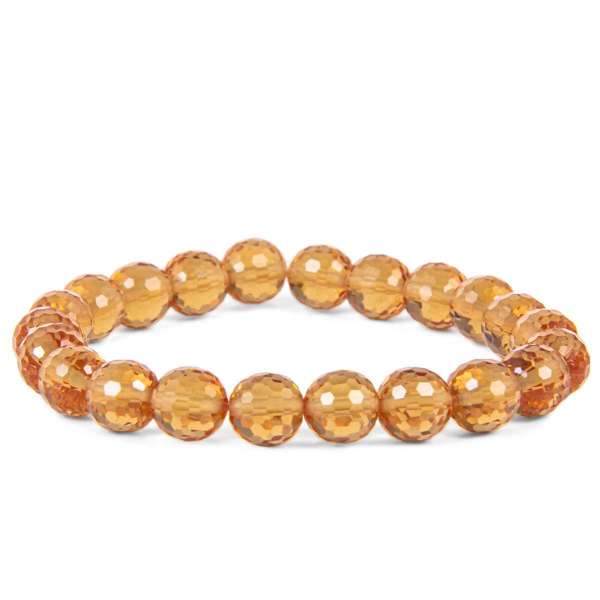 Elegant 8mm Zultanite Stone Wristband – Handcrafted with 22 Stones - Nomad Hues