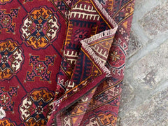 Stunning Hand Knotted Turkoman Tekke Rug - 6.9' x 10.9' - Nomad Hues