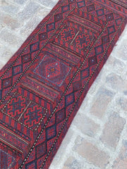 Adreskan kilim runner Traditional Geometric Pattern - Nomad Hues