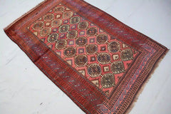 Chob Bash Handmade Rug - 4.6 x 7.0 ft - Afghan Vintage Rug