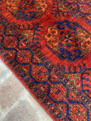 Handmade Afghan Ersari Hallway Runner Rug - 2.5ft x 9.4ft - Nomad Hues