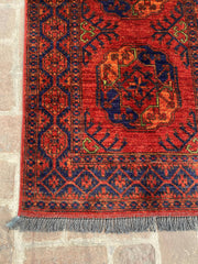 Handmade Afghan Ersari Hallway Runner Rug - 2.5ft x 9.4ft - Nomad Hues