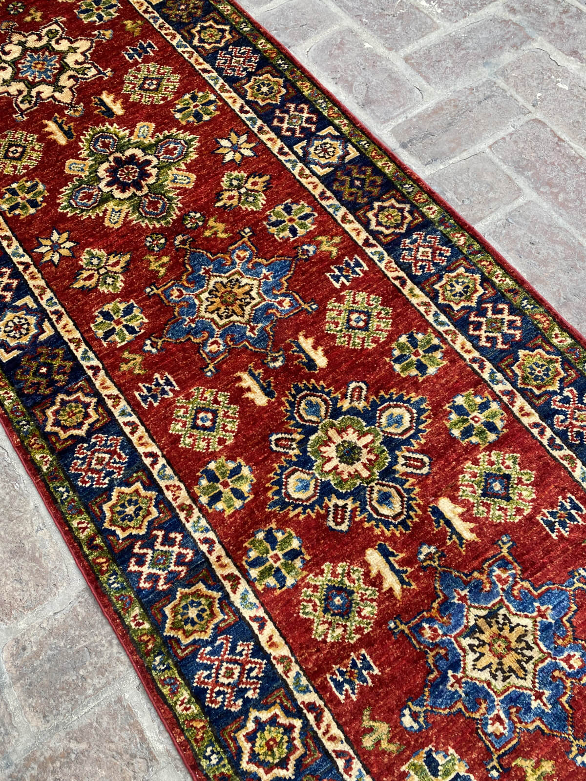 afghan handmade kazak rug runner