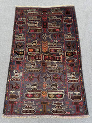 afghan hand knotted war rug nomadhues