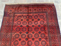 Elegant Hand-knotted Afghan Rug - 5' x 10.2' - Nomad Hues