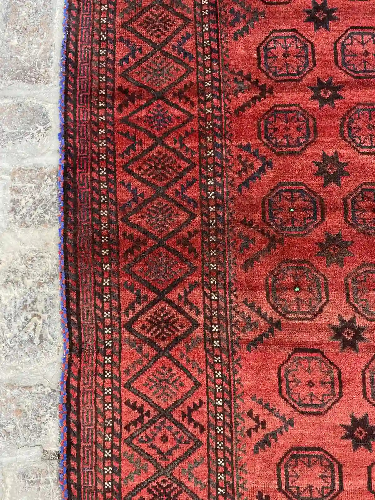 Elegant Hand-knotted Afghan Rug - 5' x 10.2' - Nomad Hues