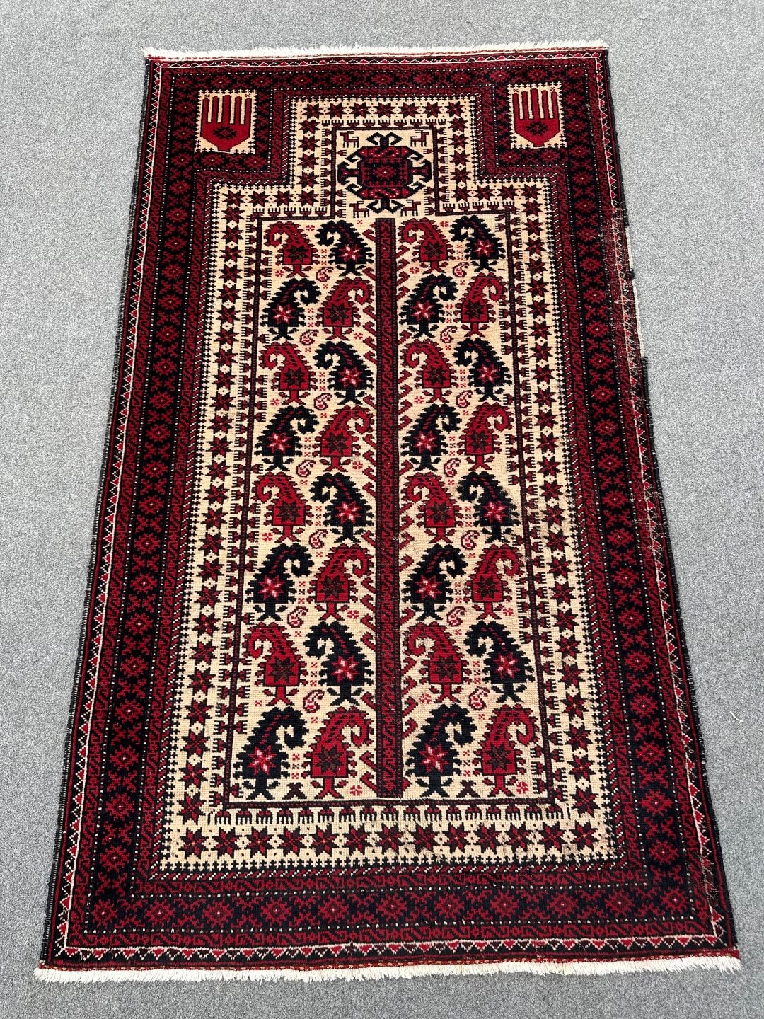 boteh afghan paisley handmade wool rug nomadhues