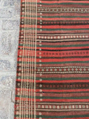 Handwoven Afghan Darzi Kilim Rug - 5'4" x 11'0" - Nomad Hues