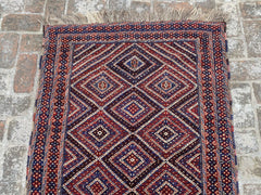 Mishwani Hallway Kilim Rug Runner - Handmade Afghan Carpet - Nomad Hues