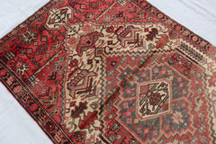 Persian Vintage Handmade Tribal Rug.