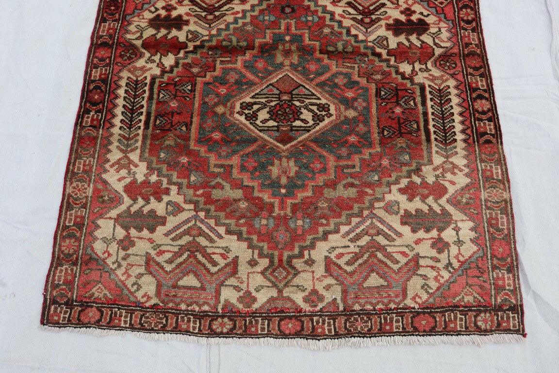 Persian Vintage Handmade Tribal Rug.