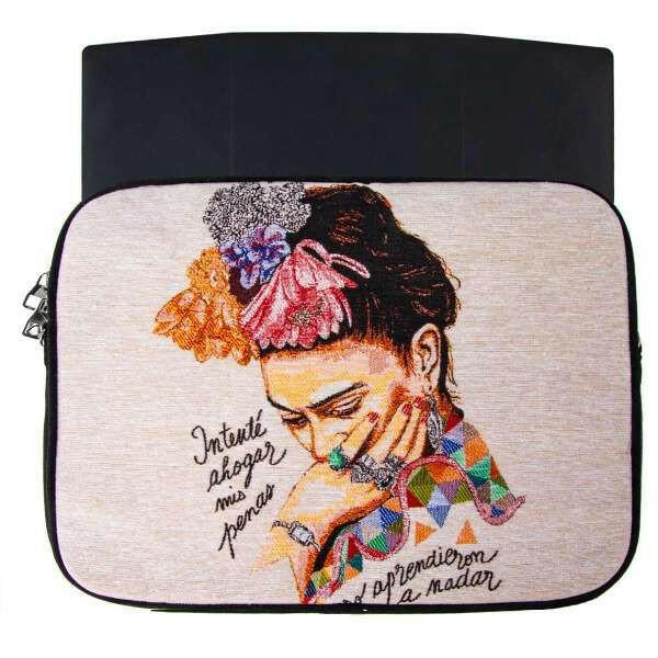 Turkish Style Frida Khalo Laptop Bag.