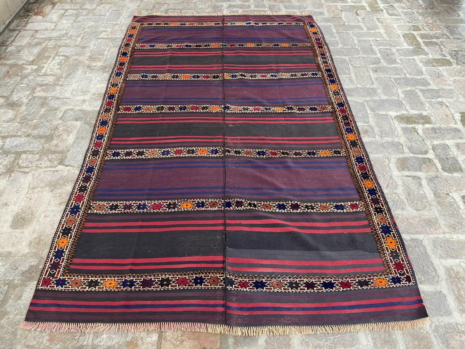 Vintage Afghan Kilim rug 166x275 cm.