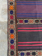 Vintage Afghan Kilim rug 166x275 cm.