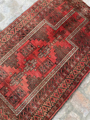 Vintage Afghan Rug - Nomad Hues