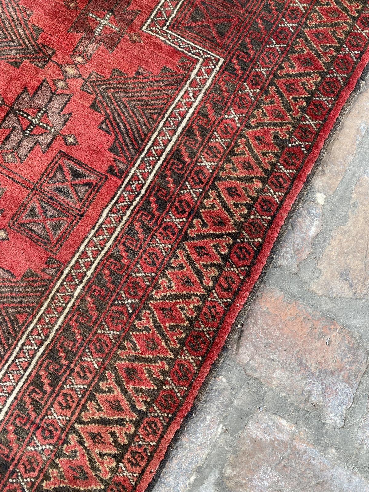 Vintage Afghan Rug - Nomad Hues