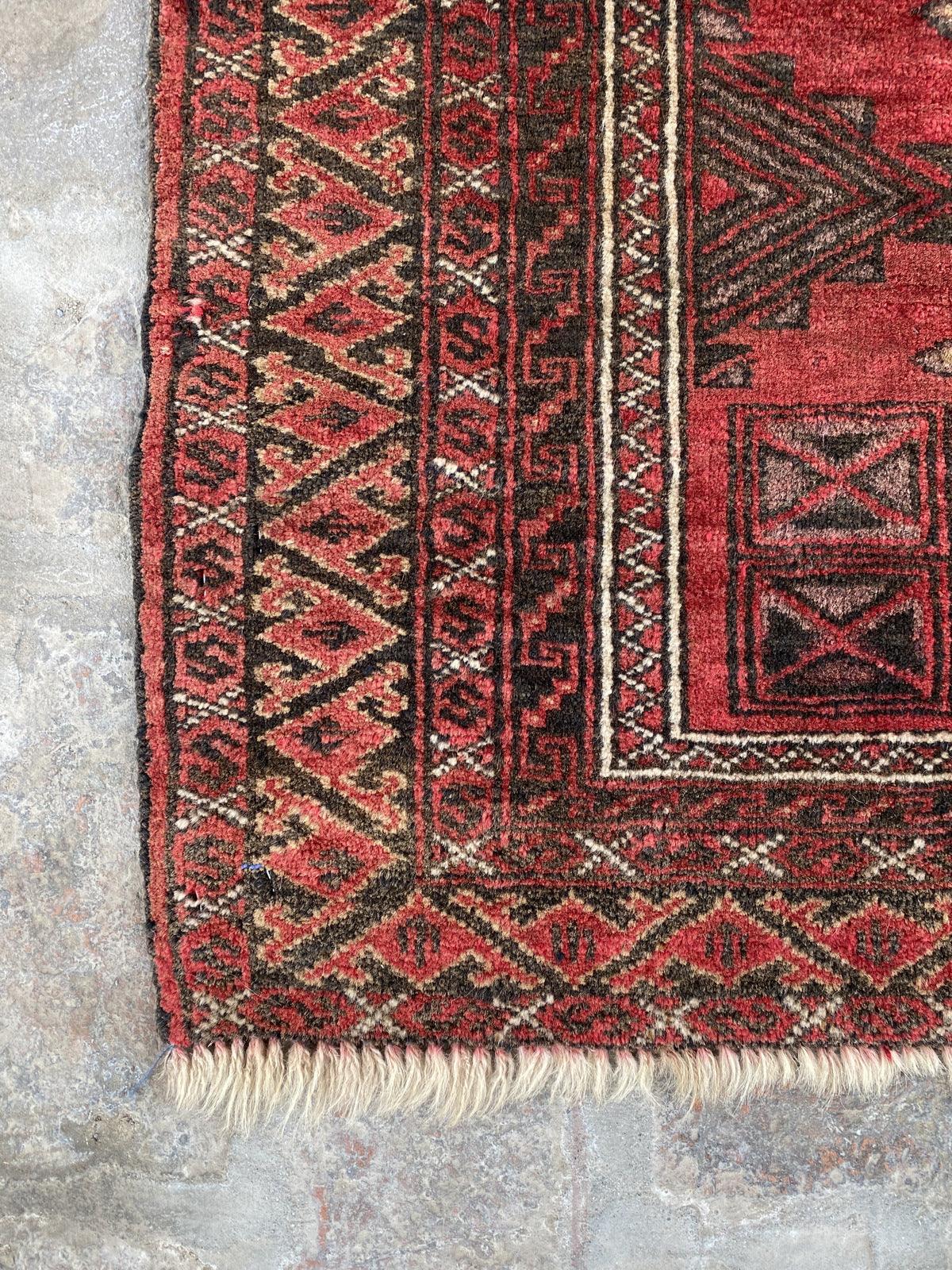Vintage Afghan Rug - Nomad Hues