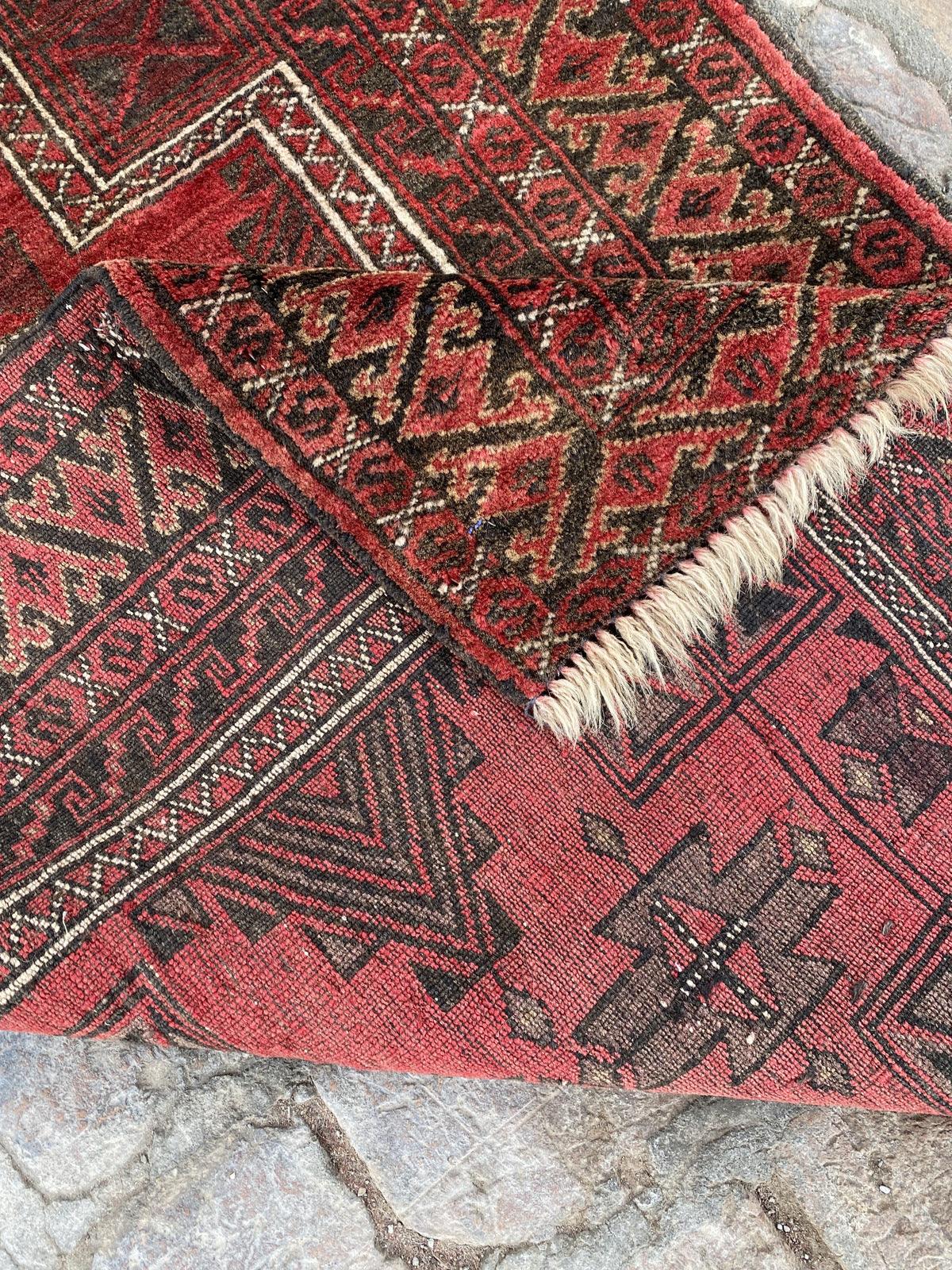 Vintage Afghan Rug - Nomad Hues