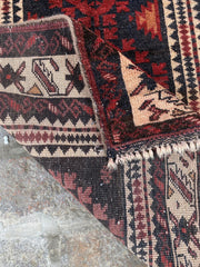 Vintage Afghan Wool Rug - Nomad Hues