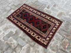 Vintage Afghan Wool Rug - Nomad Hues