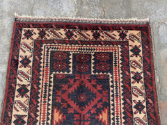 Vintage Afghan Wool Rug - Nomad Hues