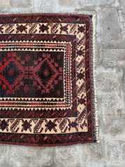 Vintage Afghan Wool Rug - Nomad Hues