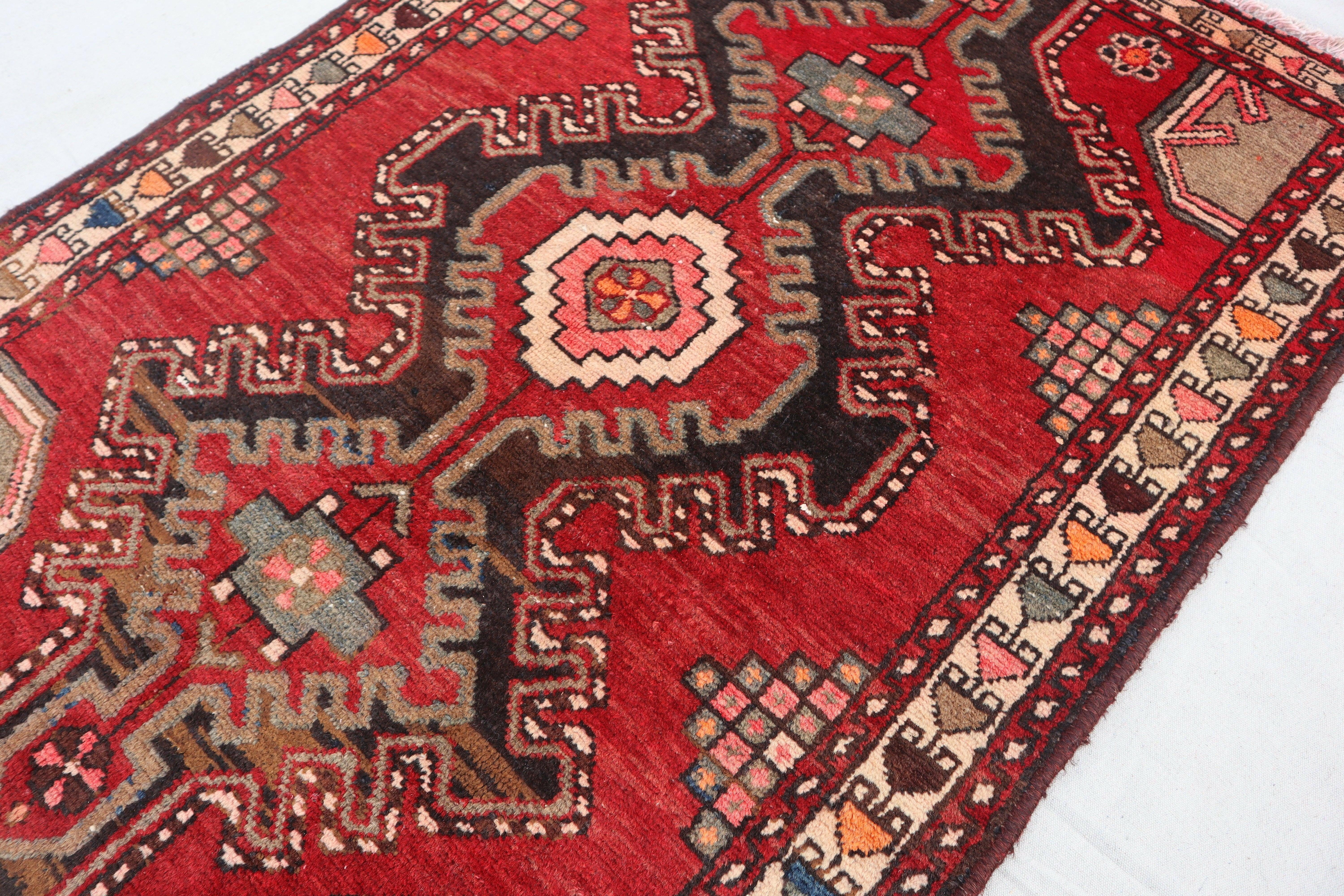 Vintage Handmade Tribal Rug.