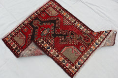 Vintage Handmade Tribal Rug.