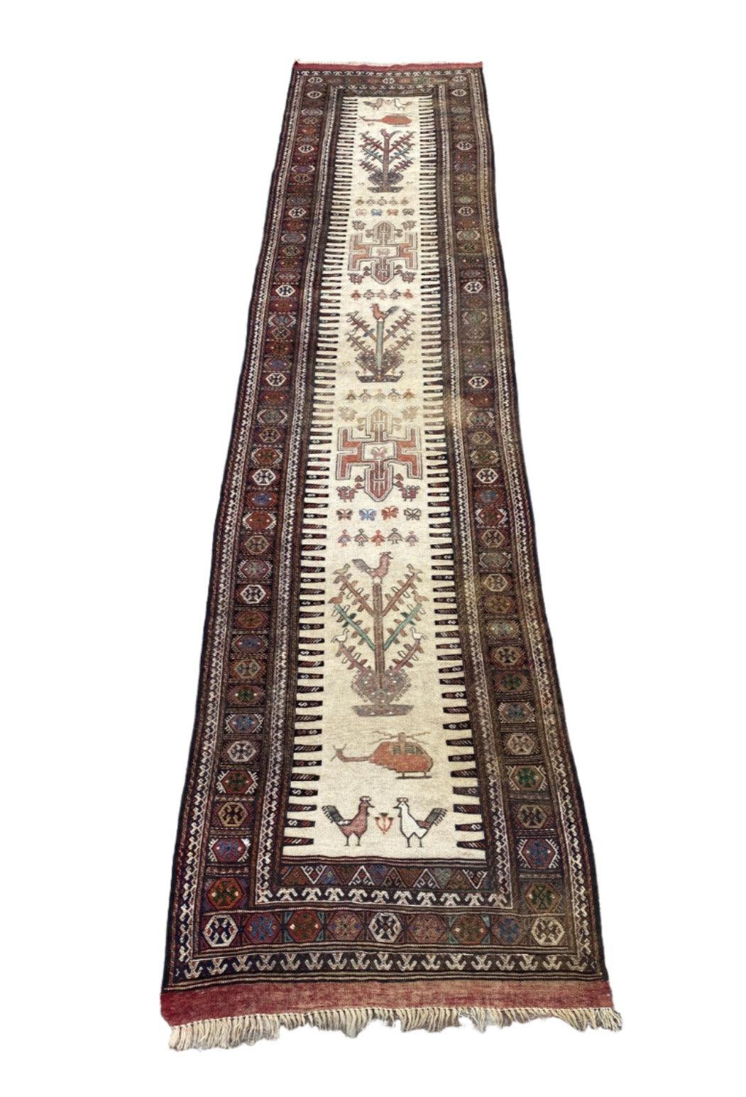 Vintage kilim runner rug